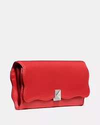 Deco Wavy Large Flap Wallet