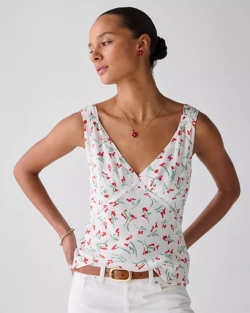 Vibrant Buds Slip Tank