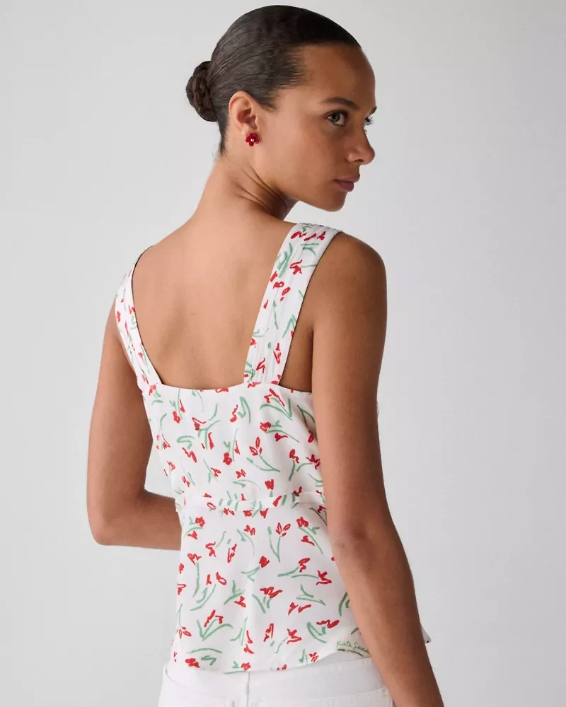 Vibrant Buds Slip Tank