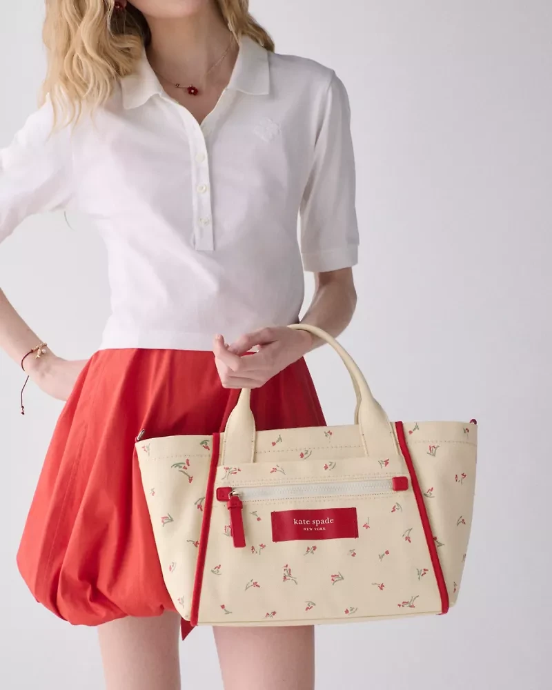 Dash Vibrant Buds Canvas Tote Bag