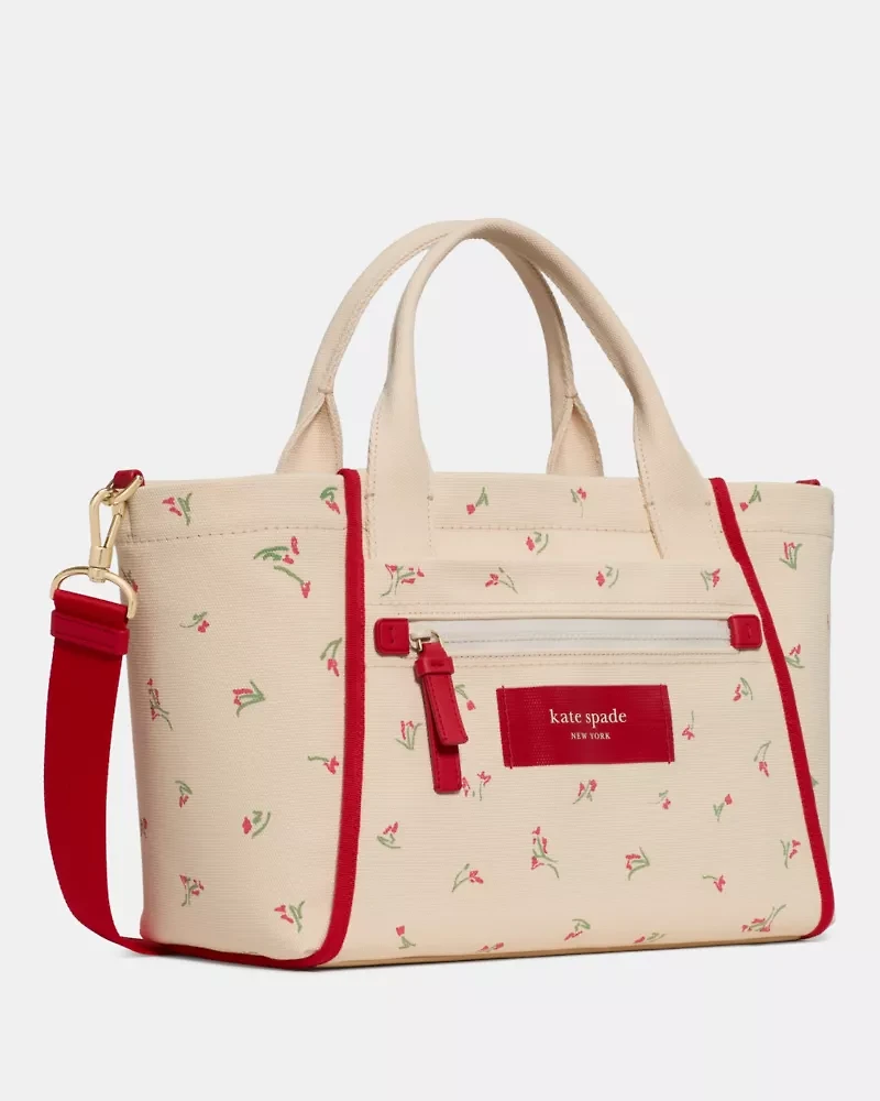 Dash Vibrant Buds Canvas Tote Bag