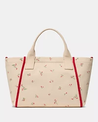 Dash Vibrant Buds Canvas Tote Bag