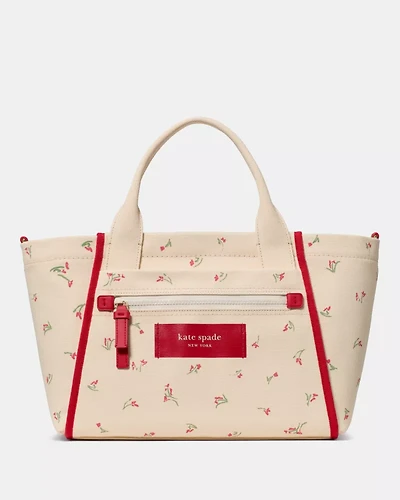 Dash Vibrant Buds Canvas Tote Bag