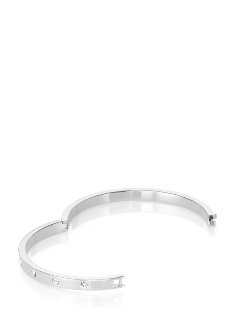 Set Stone Hinged Bangle