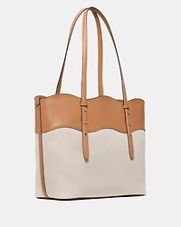 Do It All Wavy Canvas Tote Bag