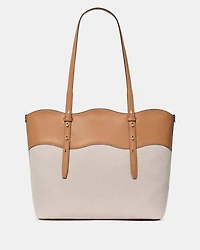 Do It All Wavy Canvas Tote Bag