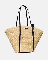 On Purpose Straw Large Tote Bag