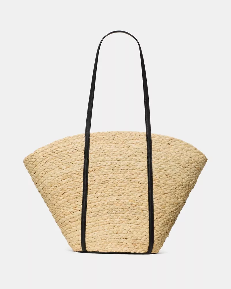 On Purpose Straw Large Tote Bag