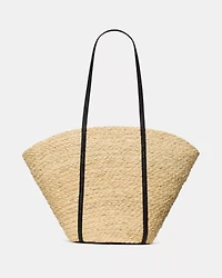 On Purpose Straw Large Tote Bag