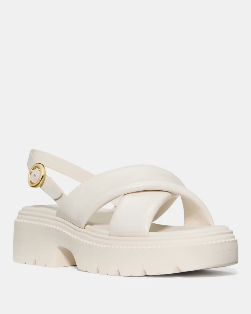Halo Criss Cross Lug Sandal