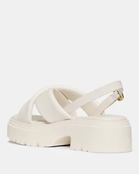 Halo Criss Cross Lug Sandal