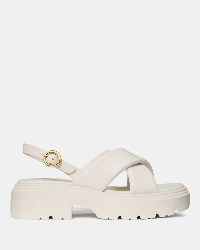 Halo Criss Cross Lug Sandal