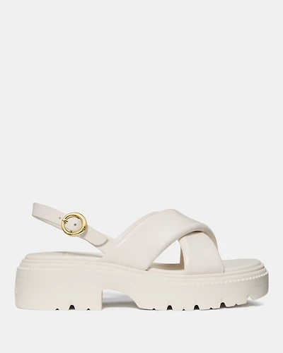Halo Criss Cross Lug Sandal