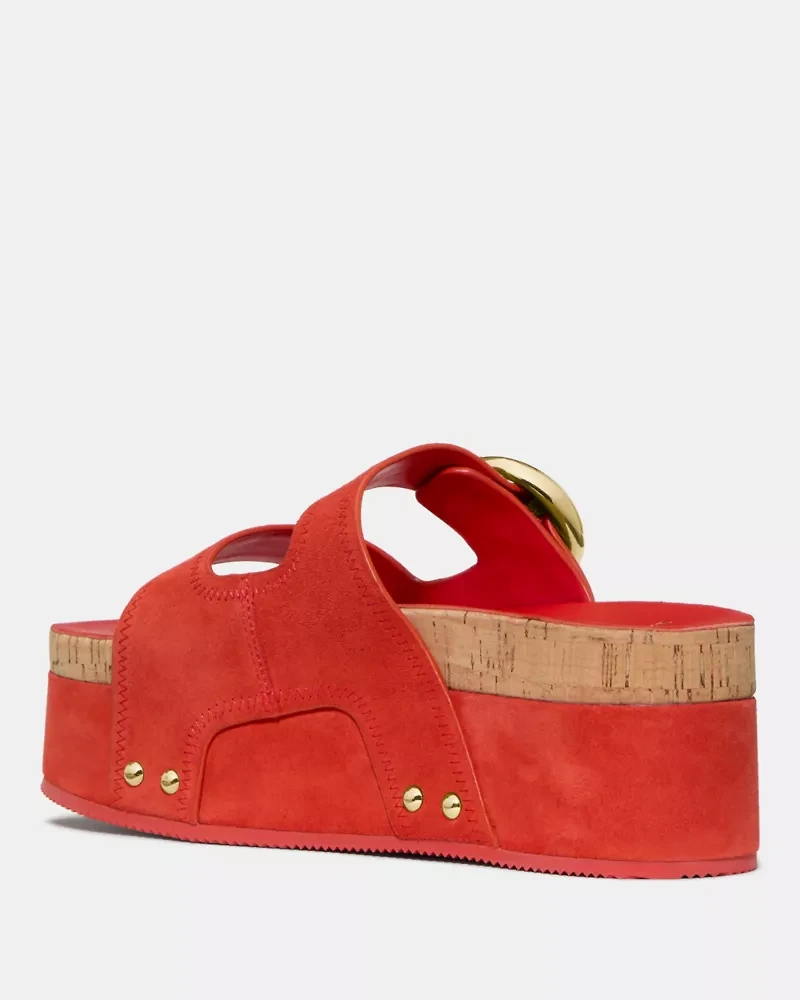 Halo Platform Footbed Sandal