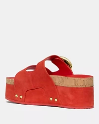 Halo Platform Footbed Sandal