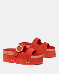 Halo Platform Footbed Sandal