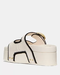 Halo Platform Footbed Sandal