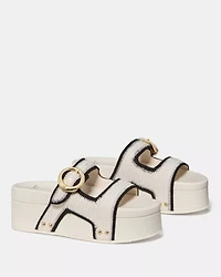 Halo Platform Footbed Sandal