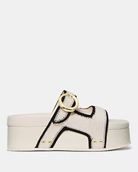 Halo Platform Footbed Sandal