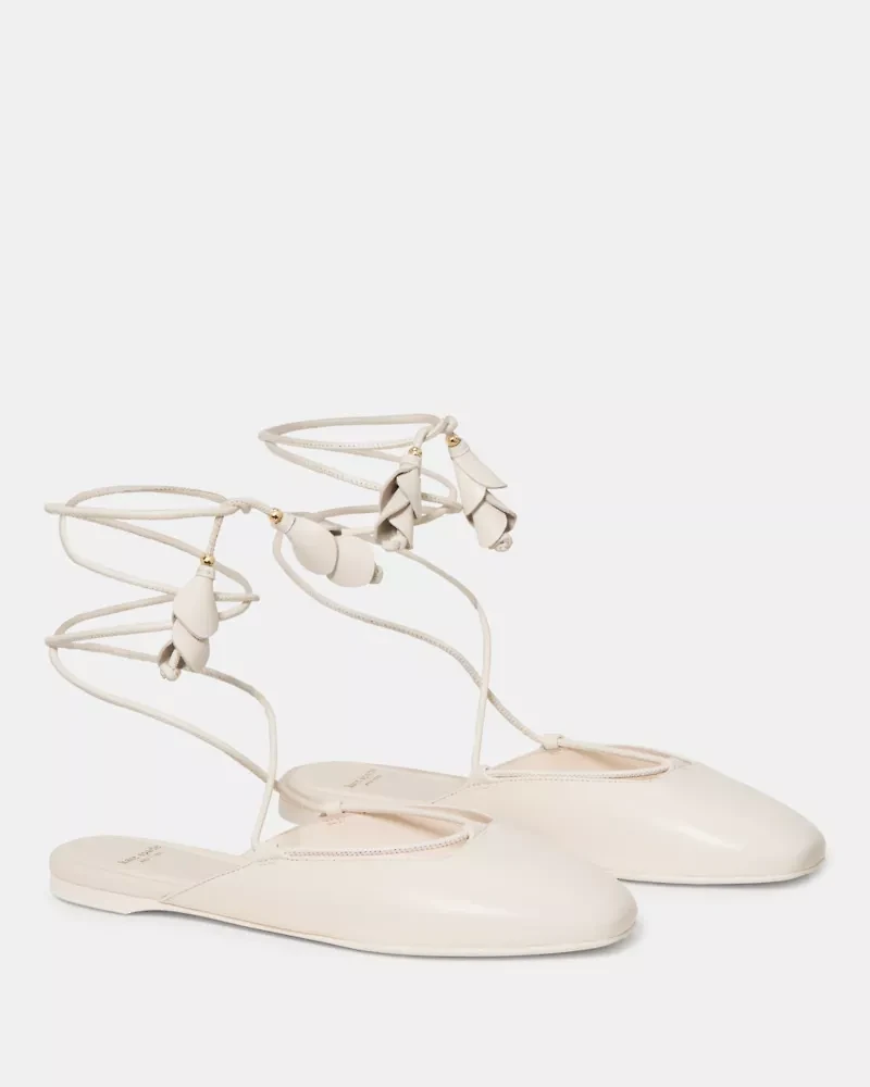 Eloise Ankle Wrap Mule Flat