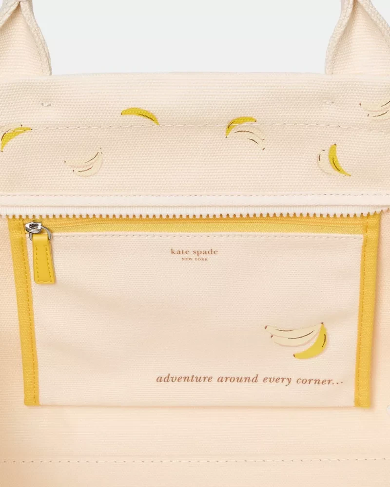Dash Banana Canvas Tote Bag