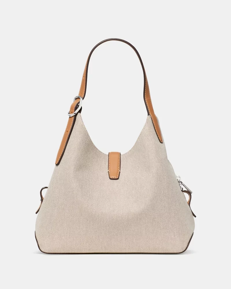 Deco Canvas Crossbody Tote Bag