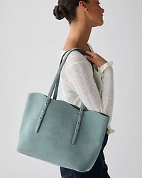 Do It All Wavy Suede Tote Bag