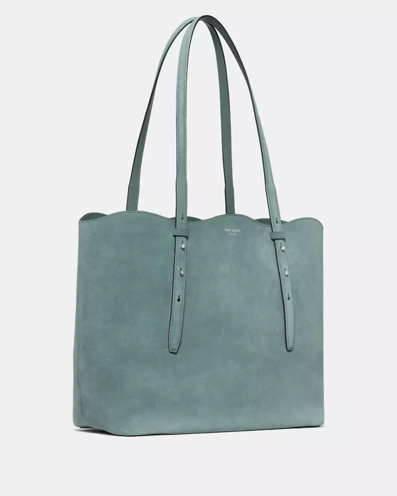Do It All Wavy Suede Tote Bag