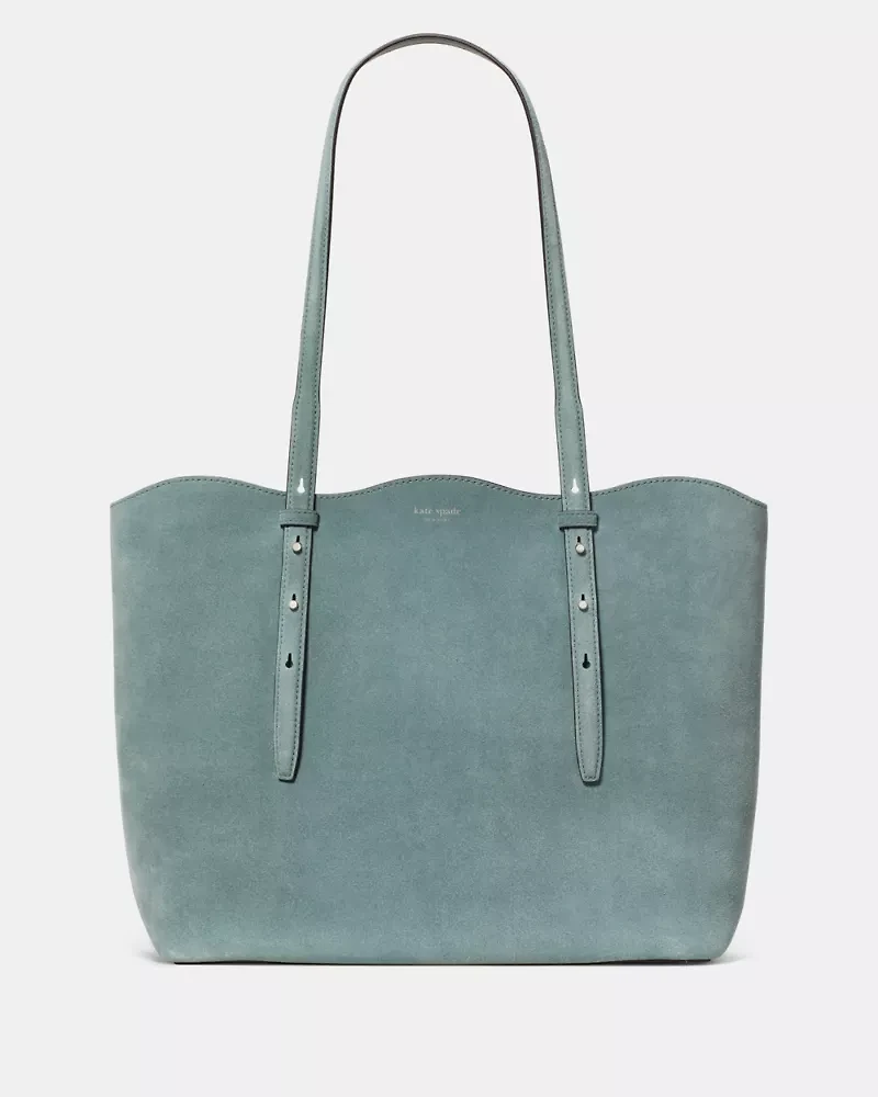 Do It All Wavy Suede Tote Bag