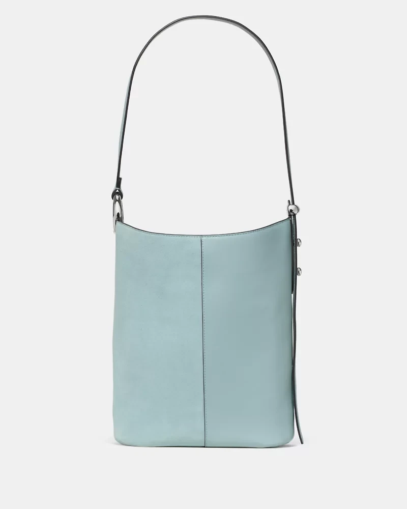 Halo Suede Bucket Bag