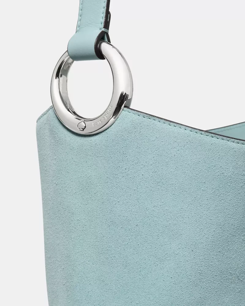Halo Suede Bucket Bag