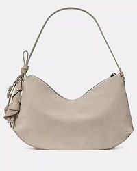 Loop Suede Large Shoulder Bag