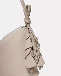 Loop Suede Large Shoulder Bag