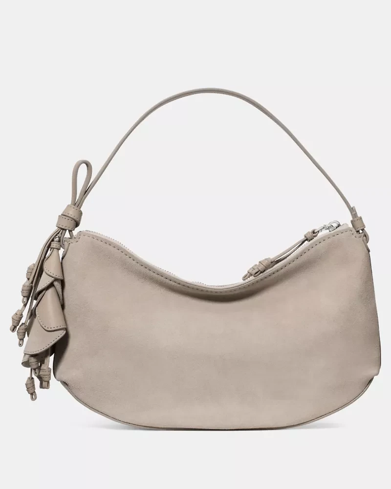 Loop Suede Shoulder Bag