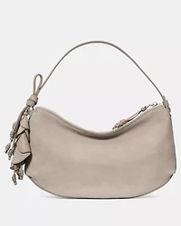Loop Suede Shoulder Bag