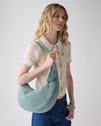 Duo Suede Large Crossbody Bag
