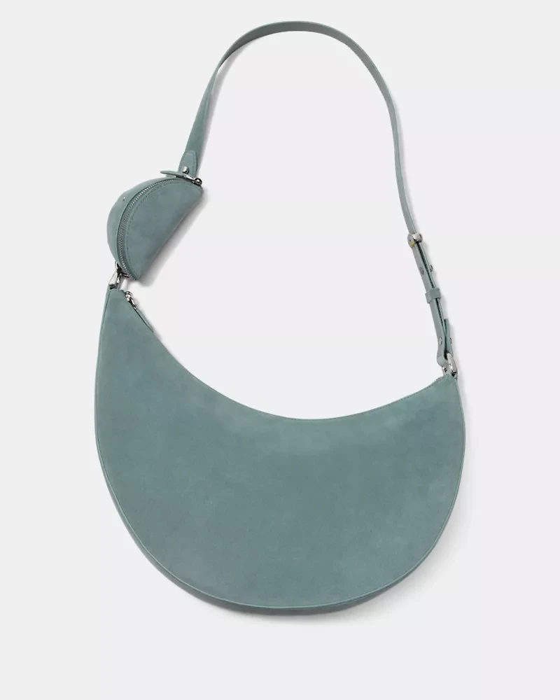 Duo Suede Large Crossbody Bag