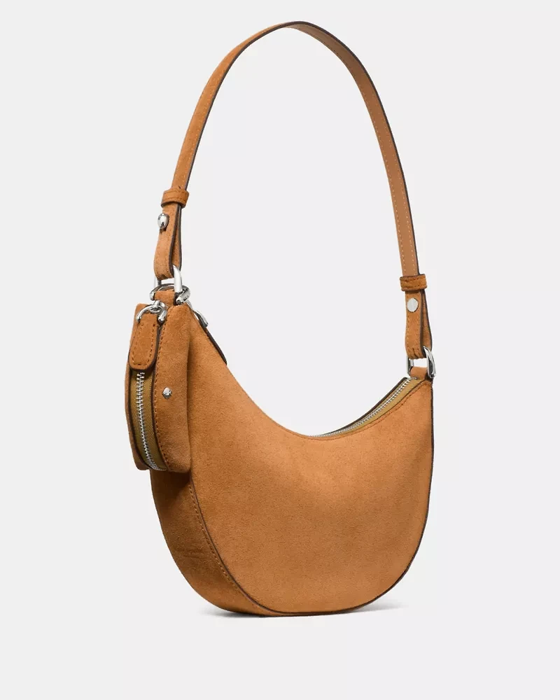 Duo Suede Mini Shoulder Bag