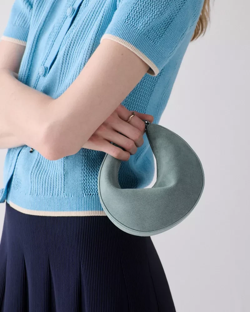 Duo Suede Mini Shoulder Bag