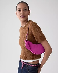 Duo Suede Mini Shoulder Bag