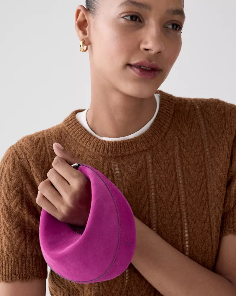 Duo Suede Mini Shoulder Bag