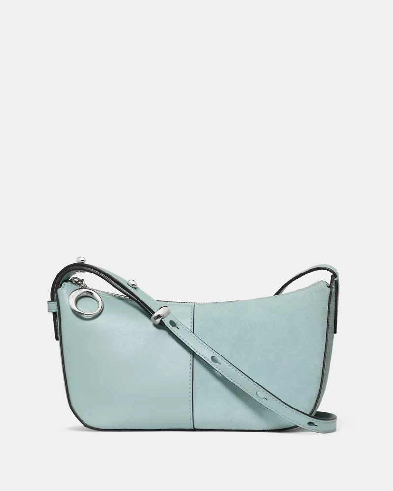 Halo Suede Crossbody Bag