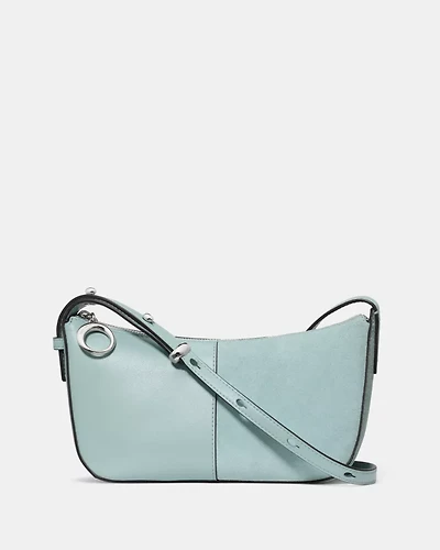 Halo Suede Crossbody Bag