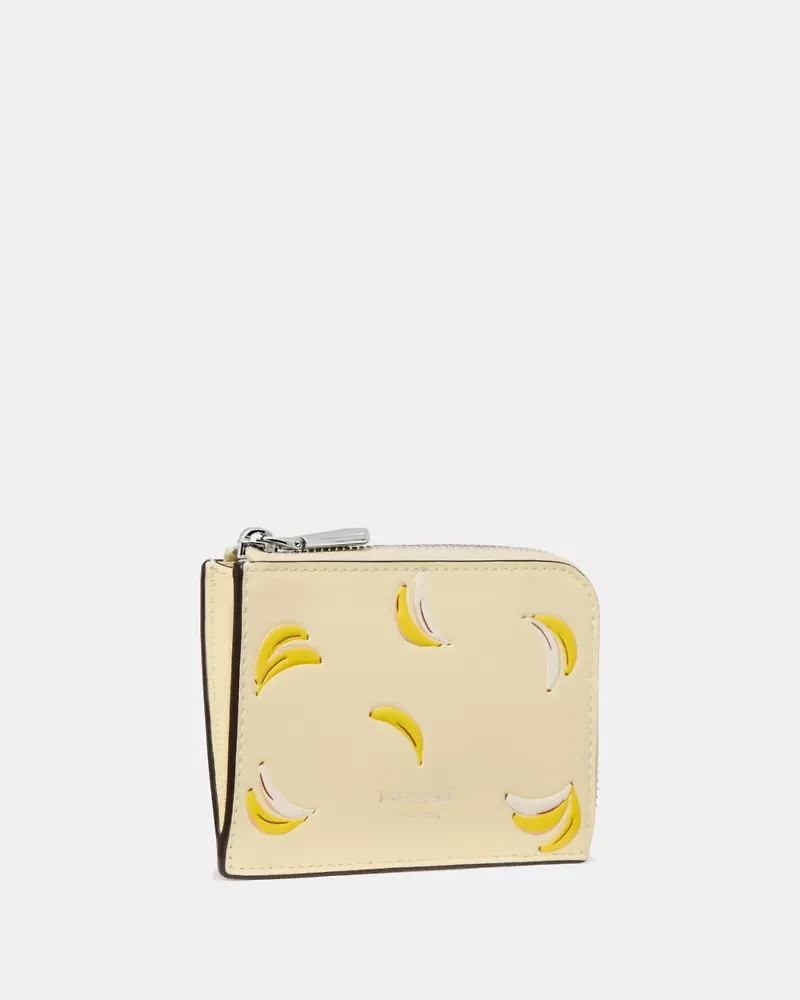 Banana Mini Zip Card Case