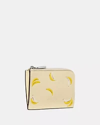Banana Mini Zip Card Case