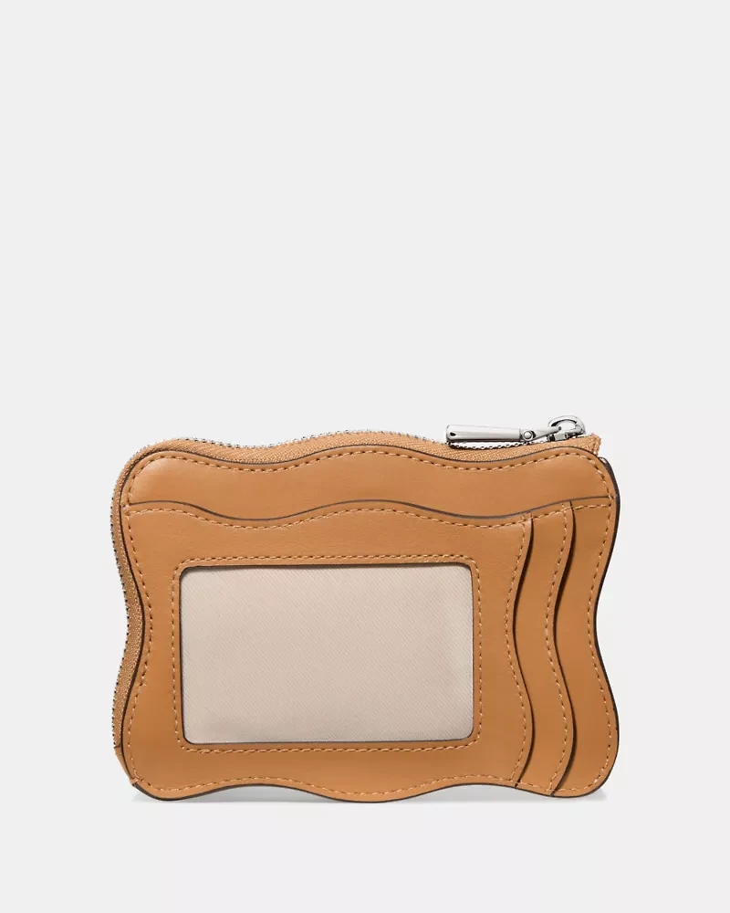 Wavy Mini Zip Card Case