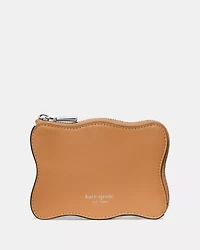 Wavy Mini Zip Card Case