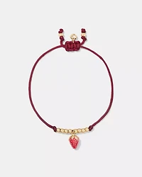 Summer Daze Strawberry Cord Bracelet