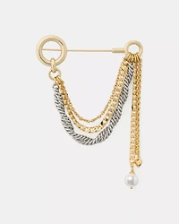 Chain Reaction Chain Brooch
