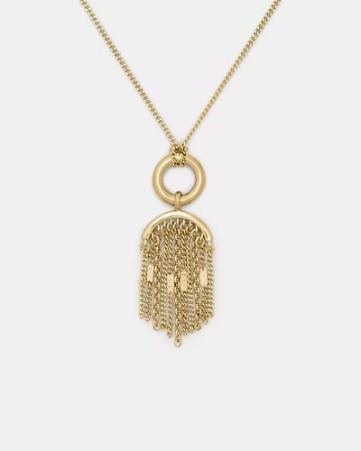 Chain Reaction Tassel Pendant
